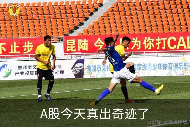 A股今天真出奇迹了